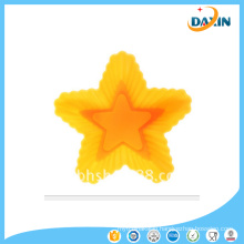 Sample Available Five-Pointed Star Shape Cute Food-Grade Silicone Cake Mold